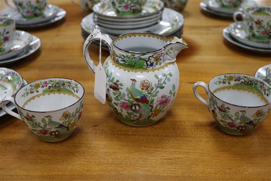 A Copeland Spode Asiatic Pheasant tea service, retailed by Soane & Smith, Oxford Street, (faults)